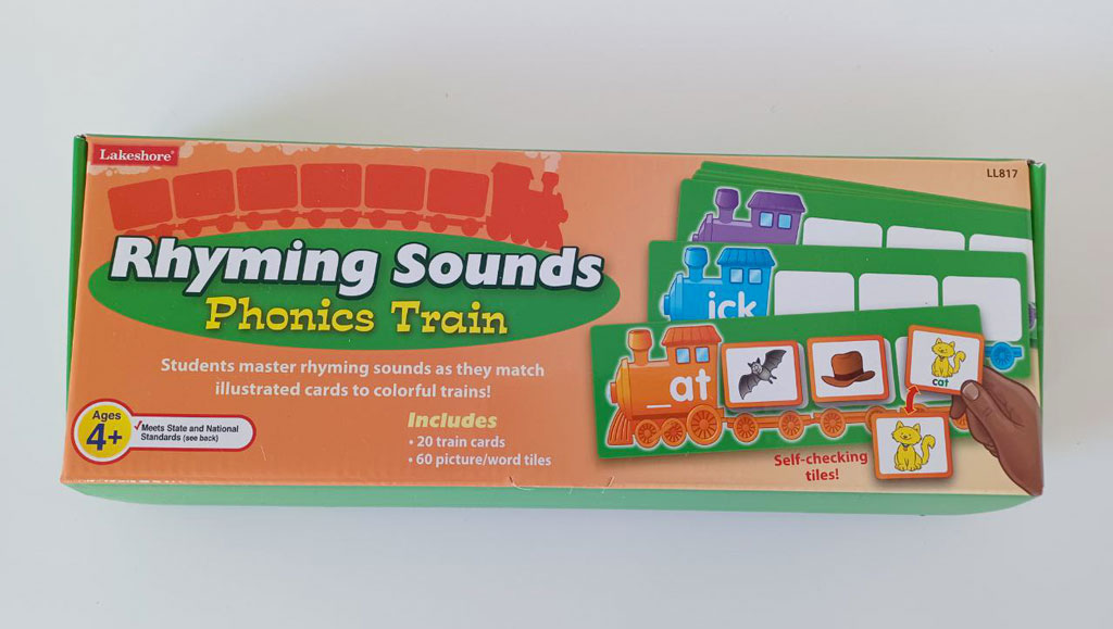 Rhyming Sounds Phonetic Train - Lakeshore Learning